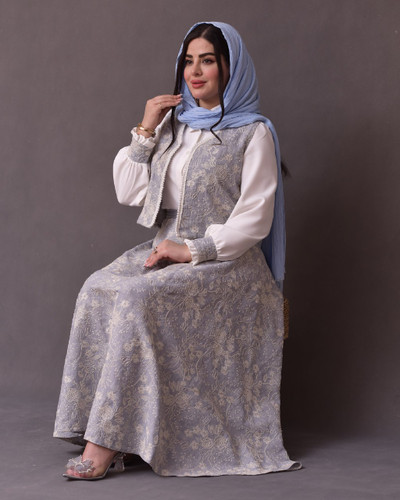ست مزونی الماس)(جلیقه شومیز دامن