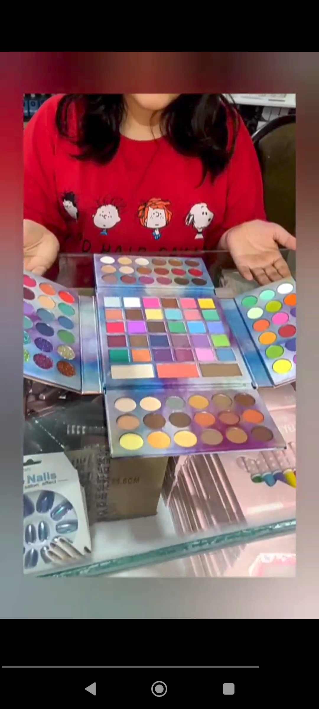 سایه چشم 5صحفه ای تاشو 105رنگ کد4
