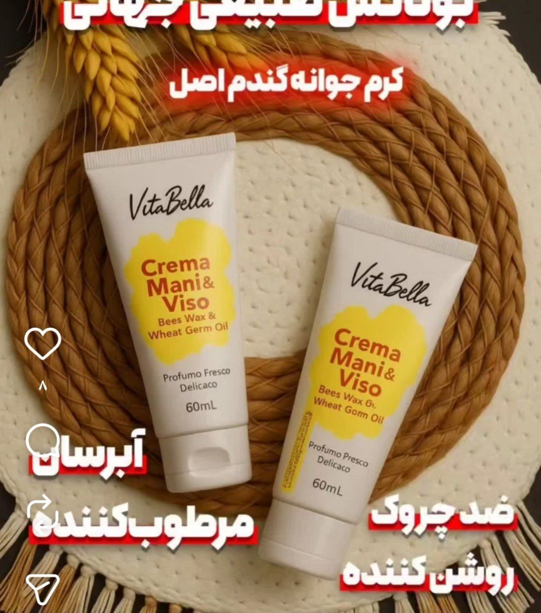 کرم جوانه گندم ویتابلا گونه گزار طبیعی