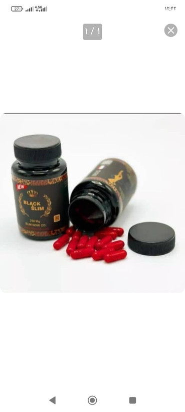 مکمل لاغری30روزه کاهش وزن سریع و طبیعی black-- قوی